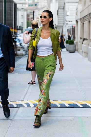 Bella Hadid is seen in Tribeca on September 09, 2022 in New York City. 