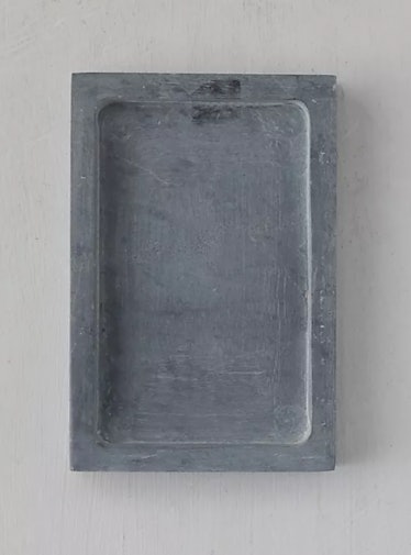 Gray Stone Decorative Tray, Small