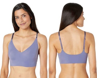 This Calvin Klein bra for narrow shoulders is totally seamless and has a bralette feel.