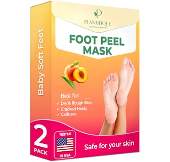 Plantifique Peach Foot Mask (2 Pairs)