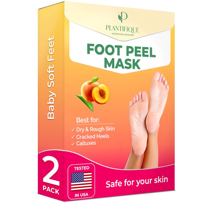 Plantifique Peach Foot Mask (2 Pairs)