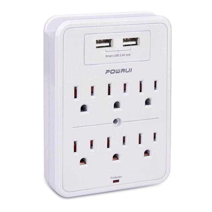 POWRUI Surge Protector and Wall Charger