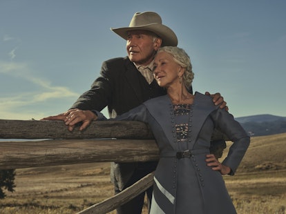 Harrison Ford and Helen Mirren star in 1923, the newest prequel to Taylor Sheridan's Yellowstone. Ph...