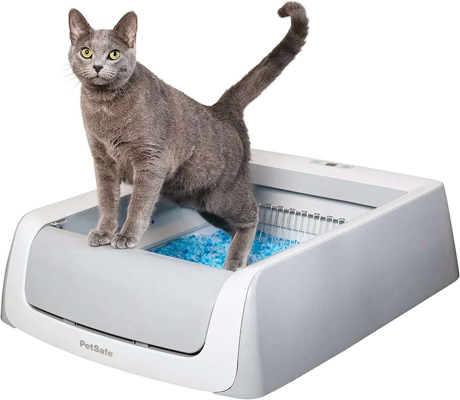 This litter robot alternative is budget-friendly and only needs to be cleaned once a month.