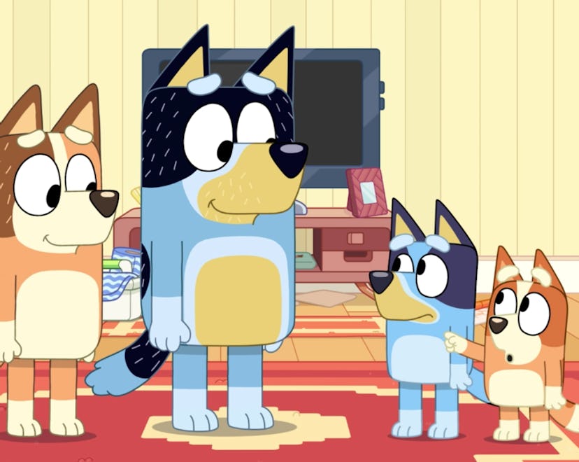 The Heeler Family in Season 3 of 'Bluey.' 'Bluey' Season 4 will likely premiere sometime in 2023. 