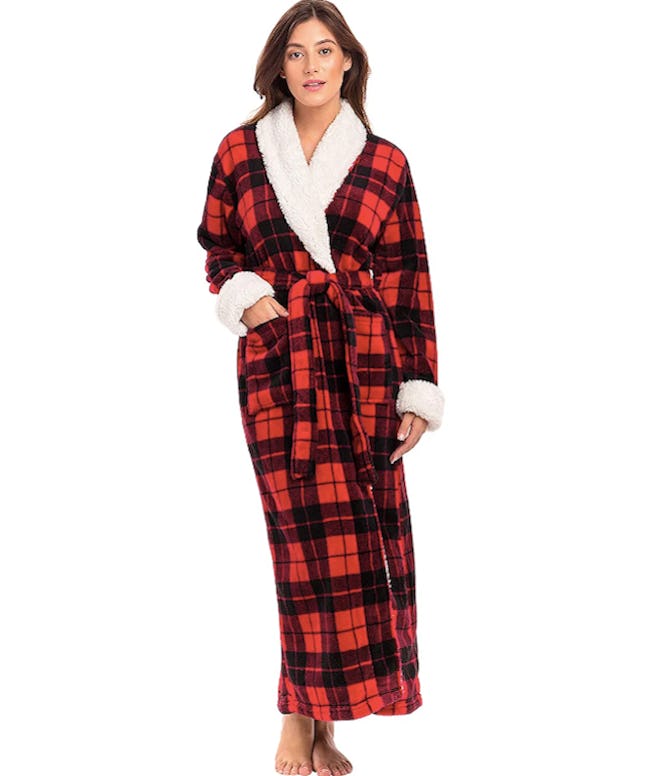 Alexander Del Rossa Fleece Robe