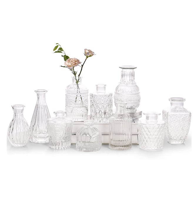 Bonne Ambiance Glass Bud Vase Set (10-Pack)