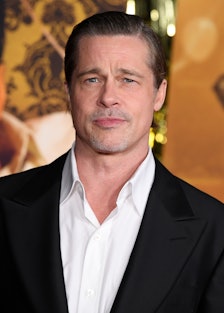 Brad Pitt arrives at the "Babylon" Global Premiere Screening at Academy Museum of Motion Pictures on...