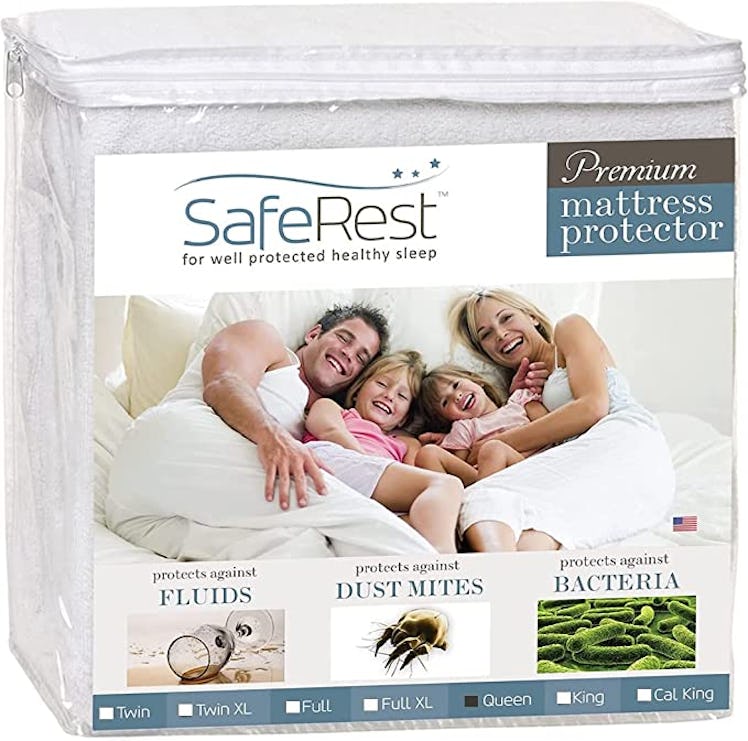 SafeRest Waterproof Mattress Protector 