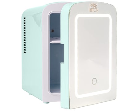 Paris Hilton Mini Refrigerator and Personal Beauty Fridge, Aqua