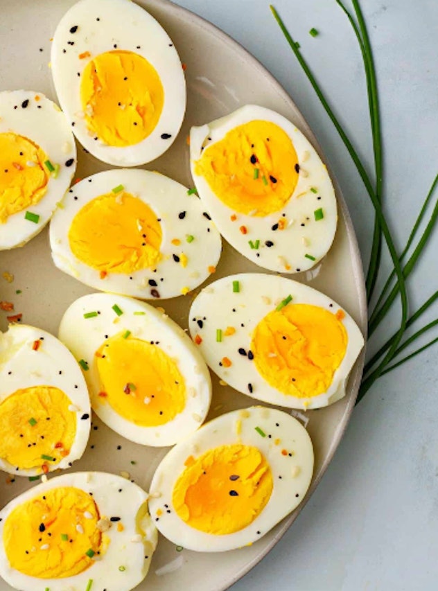 Air fryer hard boiled eggs is an easy recipe for breastfeeding moms.