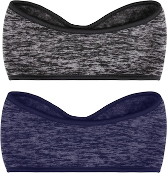 SAVITA Stretchy Workout Headbands (2-Pack)