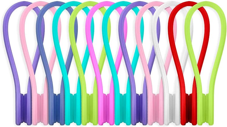 Joseche Reusable Magnetic Cable Ties (12-Pack)