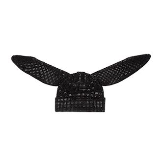 Burberry Rabbit Detail Crystal-Embellished Wool Beanie