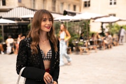 Lily Collins As Emily Cooper in Emily In Paris.