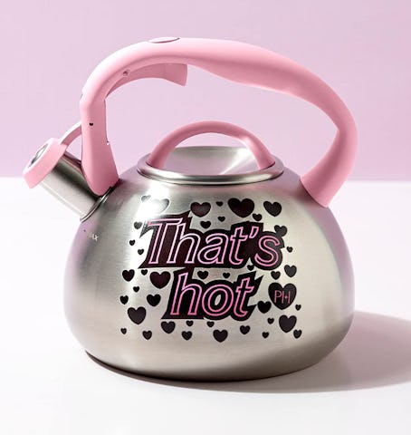 Paris Hilton Stainless Steel Teapot With Color Changing Heat Indicator Design 