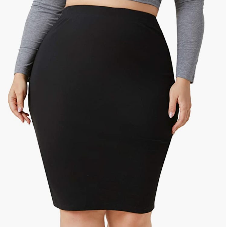 Verdusa High Waist Bodycon Pencil Skirt