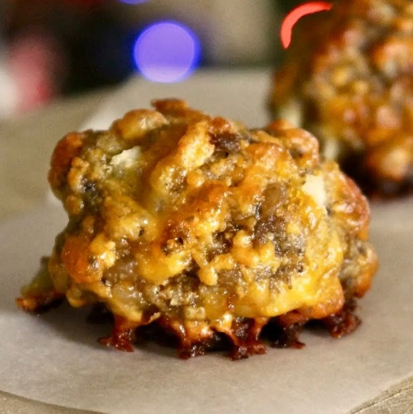 Sausage balls are one of the tastiest Christmas breakfast ideas.