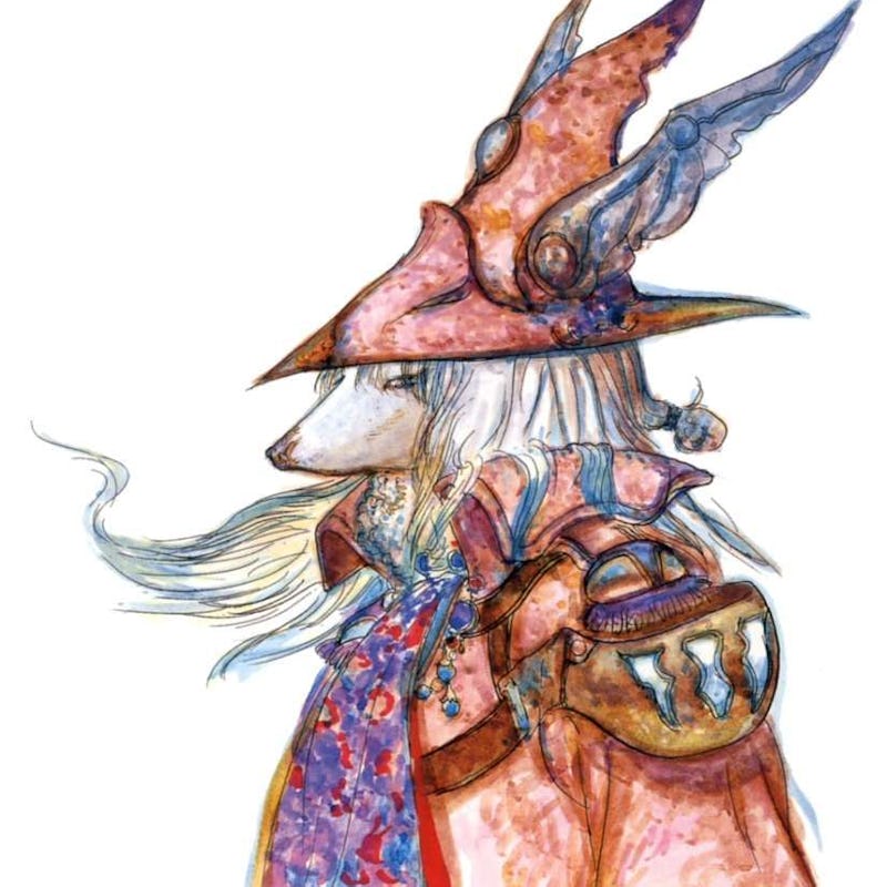 ff9 amano freya concept art