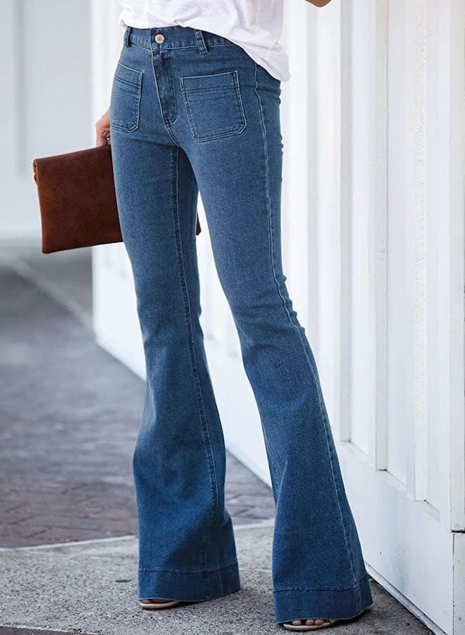Paitluc Stretchy Bell Bottom Jeans