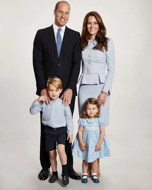 Kate Middleton and Prince William's 2017 Christmas card.