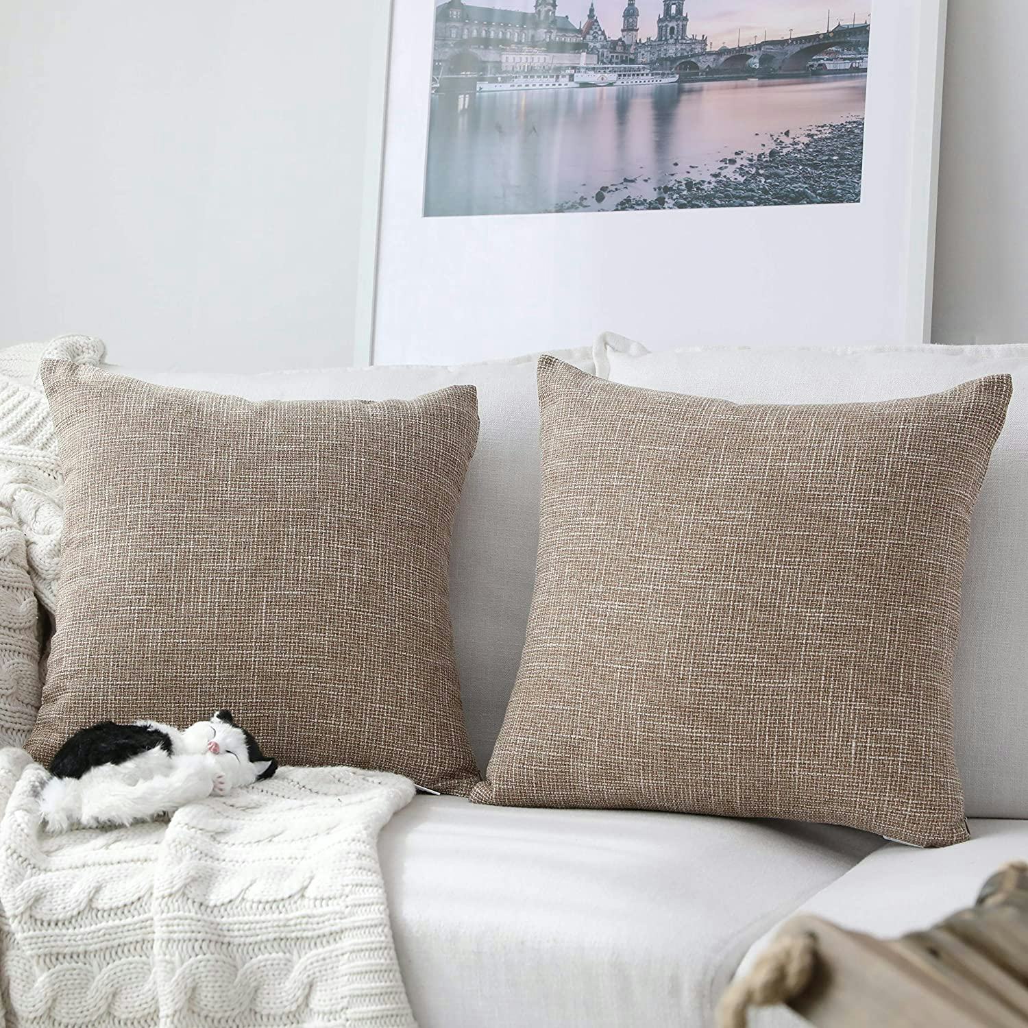 Kevin Textile Throw Pillow Covers (2-Pack)