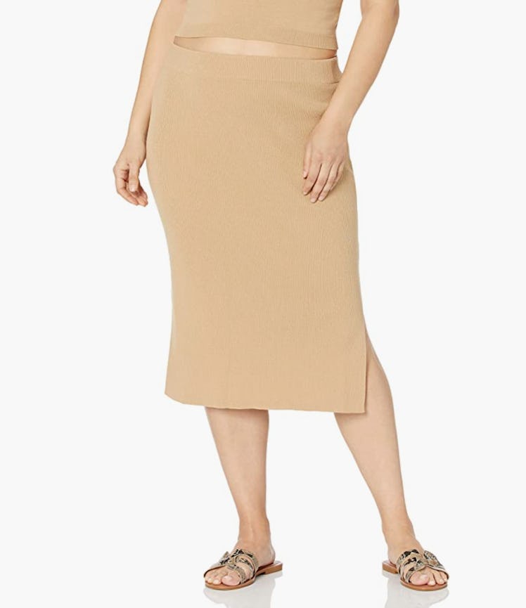 The Drop Vera Midi Sweater Skirt