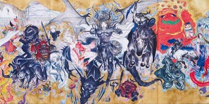 Yoshitaka Amano Final Fantasy 35th anniversary art