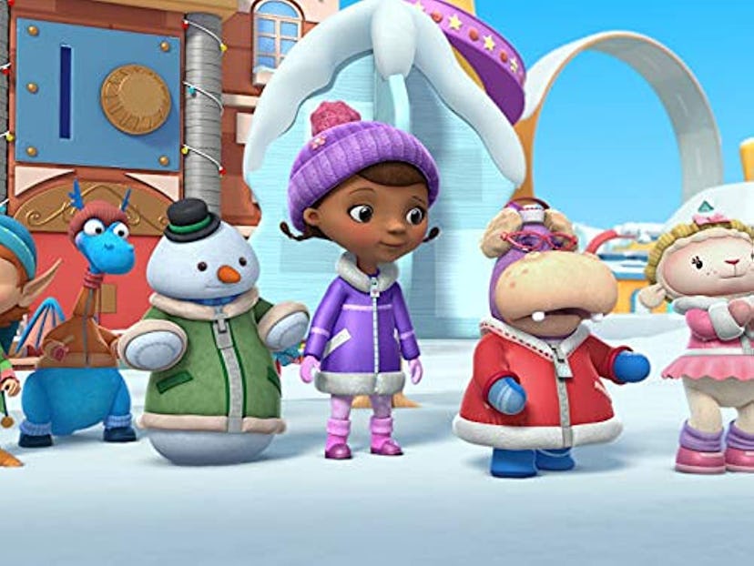 Watch Doc McStuffins’ The Doc McStuffins Christmas Special on Disney+ and Hulu.