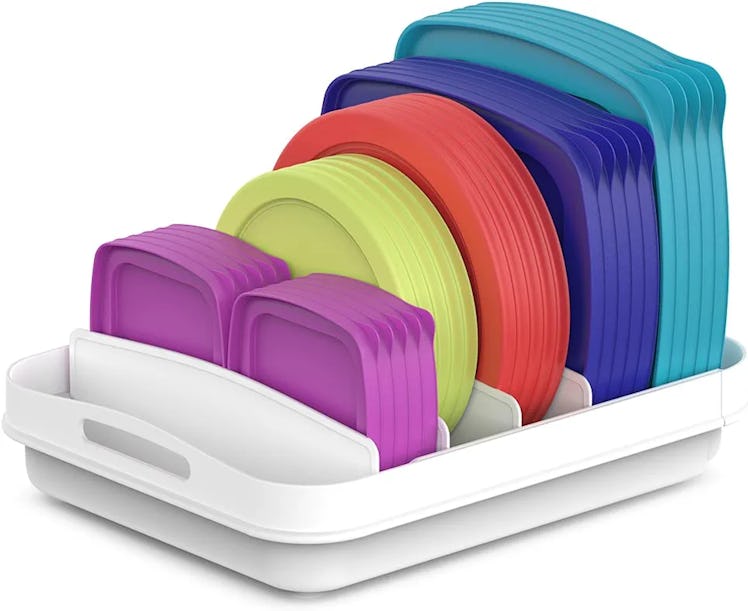 EVERIE Extendable Food Container Lid Organizer