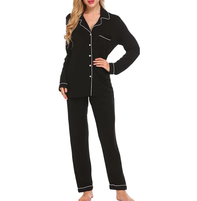 Ekouaer Long Sleeve Loungewear 