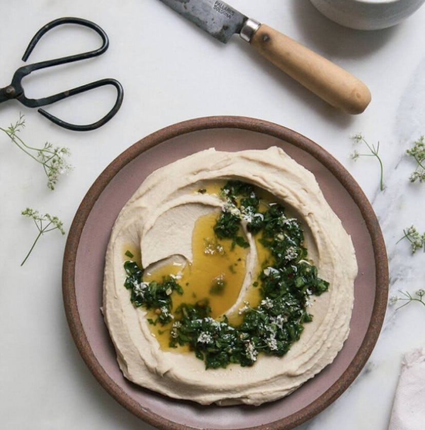Instant Pot Hummus is an easy recipe for breastfeeding moms.