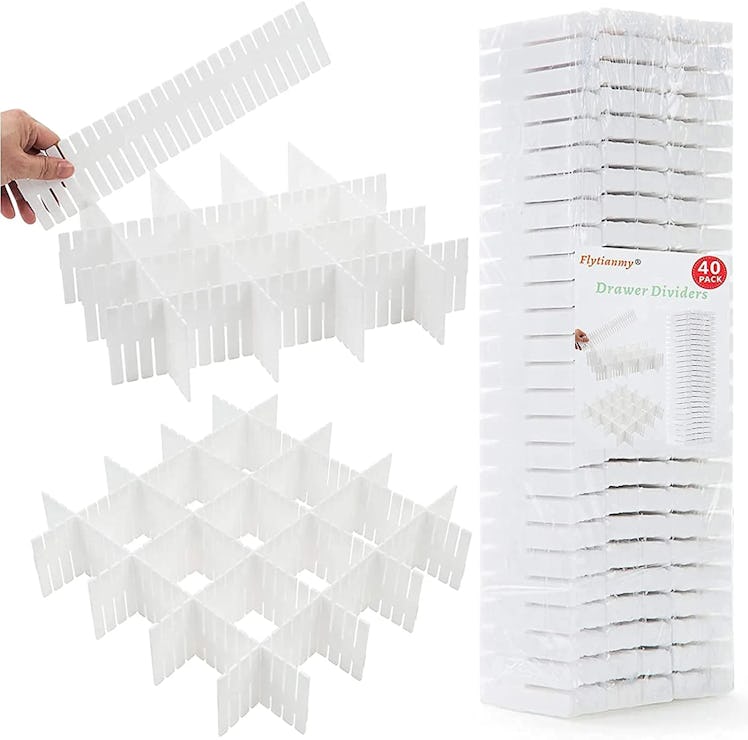 Flytianmy Drawer Dividers (40-Pack)