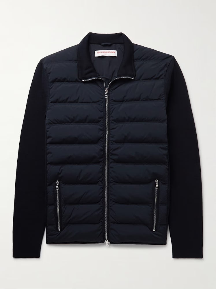 Orlebar Brown Slim-Fit Merino Wool Quilted Jacket