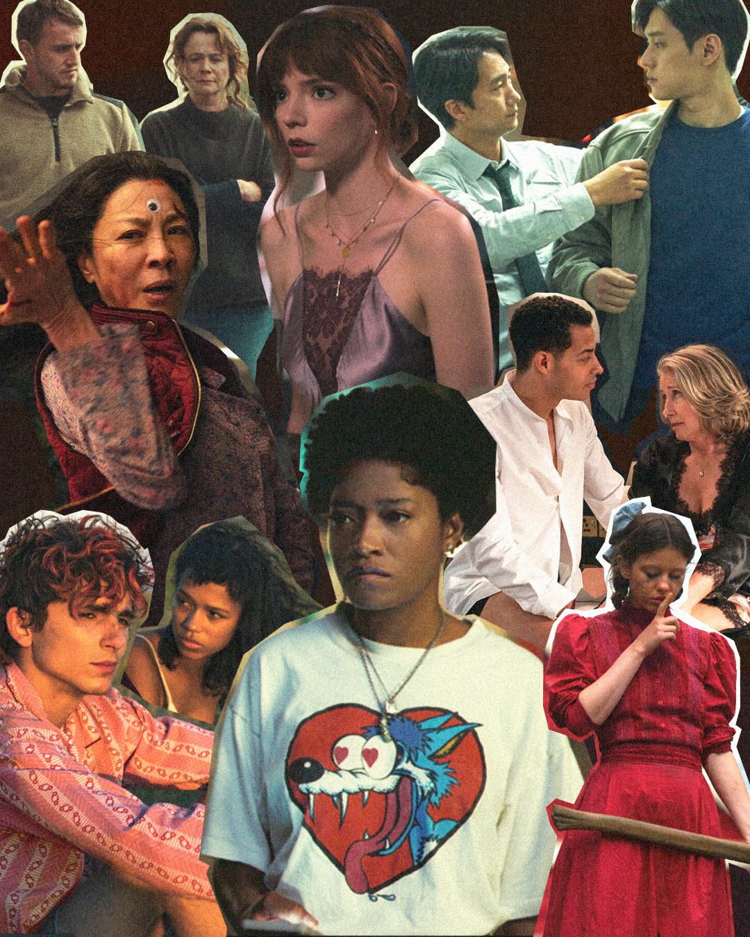 A collage of characters from the best movies, according to W editors