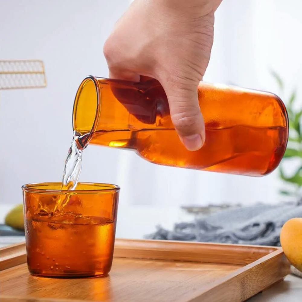 Sizikato Clear Glass Bedside Water Carafe