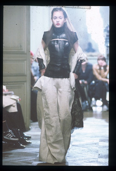 A look from Olivier Theyskens fall 1998