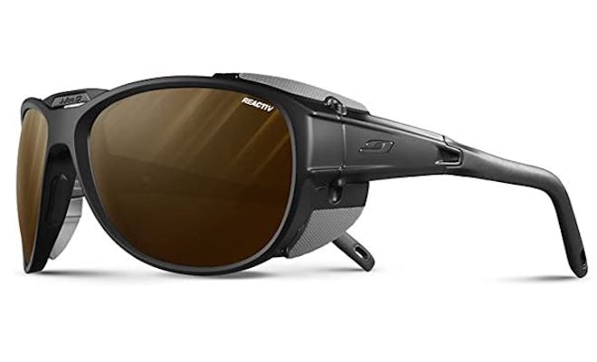 If you're looking for polarized sunglasses for light-sensitive eyes, consider this pair that feature...