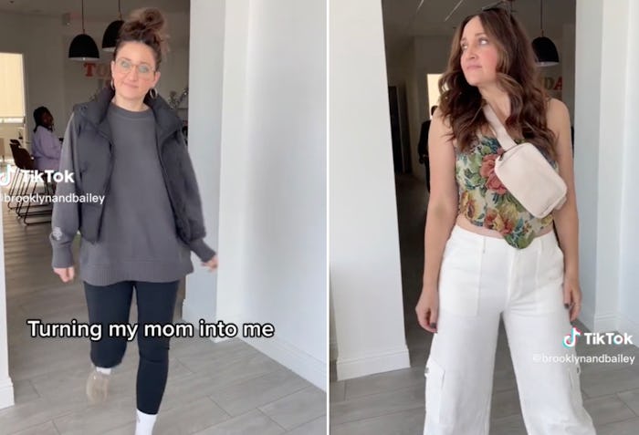 Daughters are transforming their moms into them as part of a new trend on TikTok.