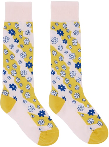 Marni striped flower socks