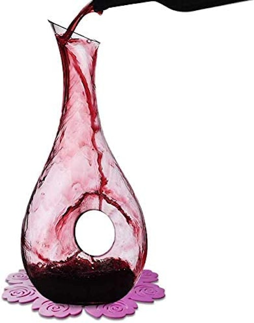 Simplified by Jess Crystal Glass Red Wine Decanter