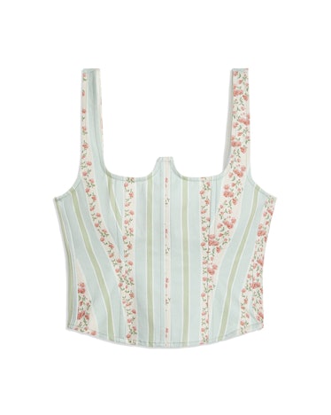 WeWoreWhat patterned corset top
