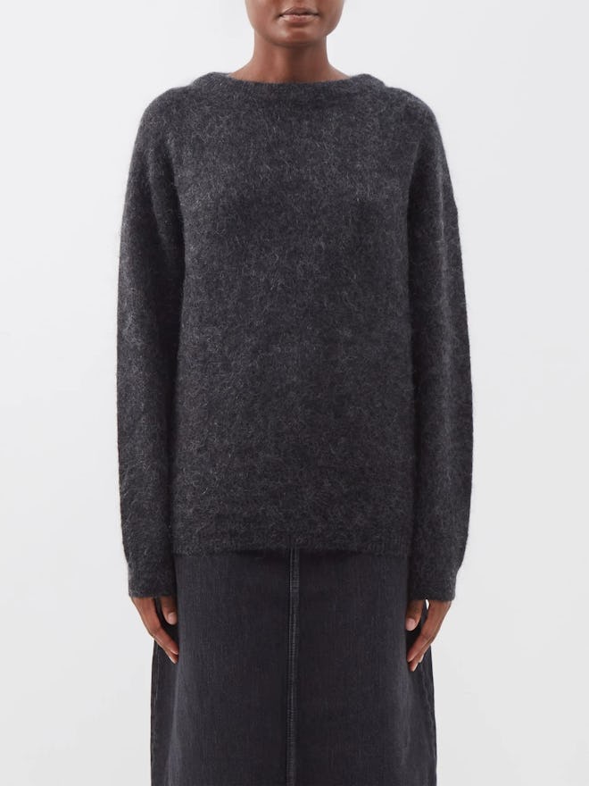 Acne Studios Dramatic fluffy-knit sweater