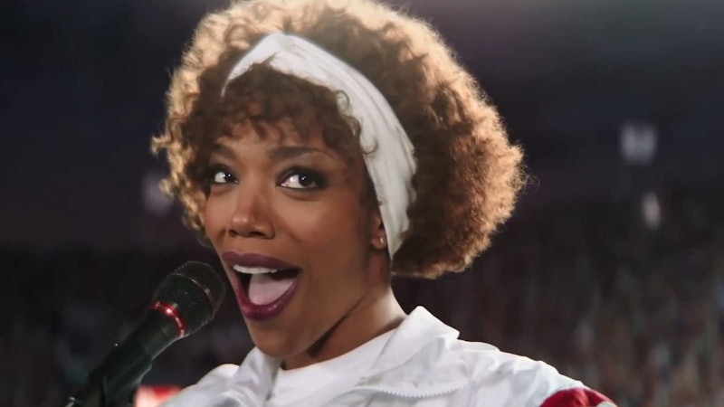 Naomi Ackie as Whitney Houston in 'I Wanna Dance With Somebody'