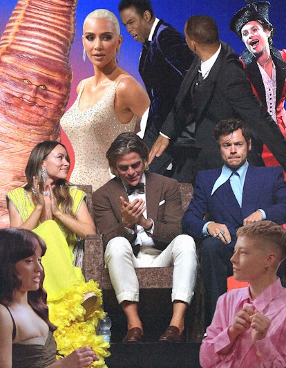 A collage of the most viral celeb moments that defined the year 2022