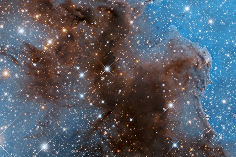 The Carina Nebula taken from the Hubble Space Telescope