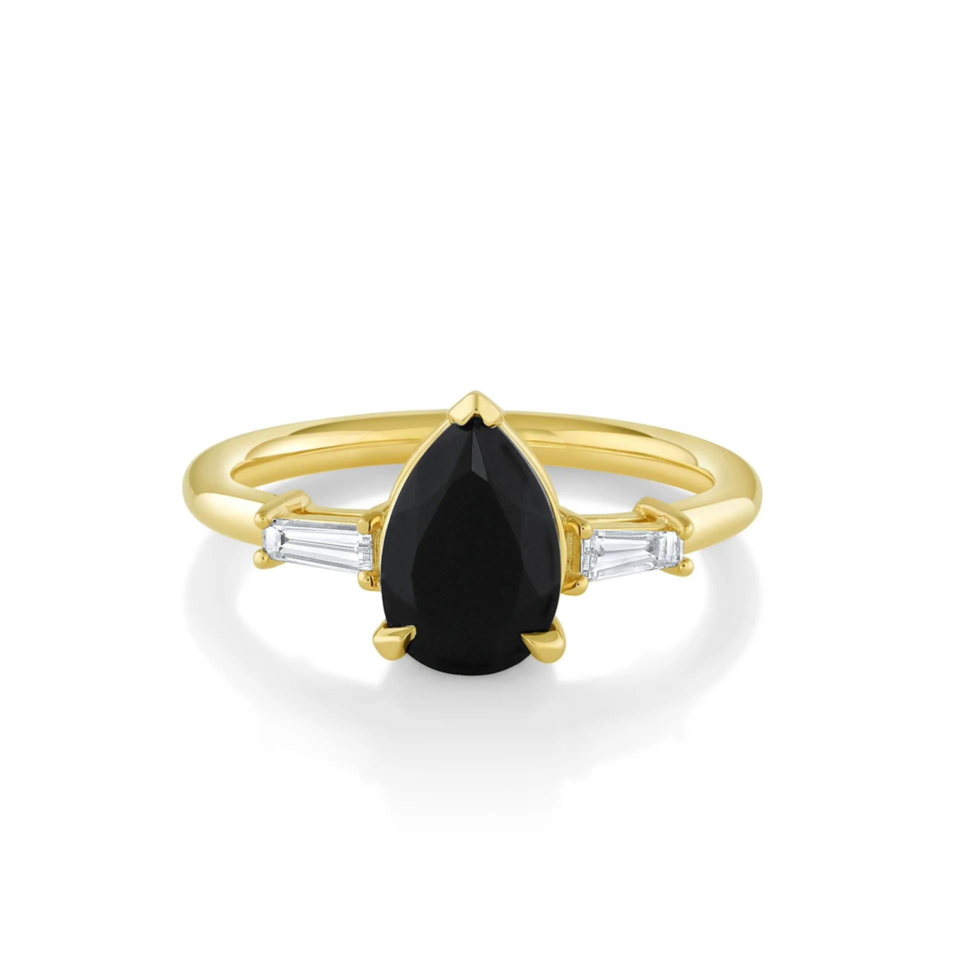 Norah Black Onyx &amp; Diamond Ring