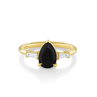 Norah Black Onyx & Diamond Ring