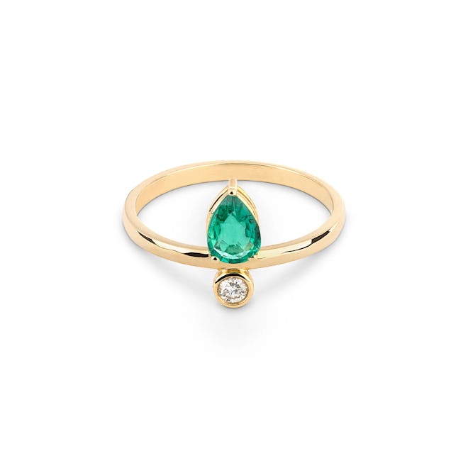 Irawo Colored Gemstone & Diamond Ring