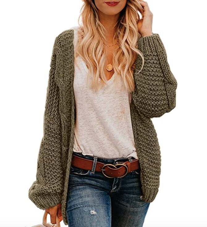 Astylish Chunky Knit Cardigan
